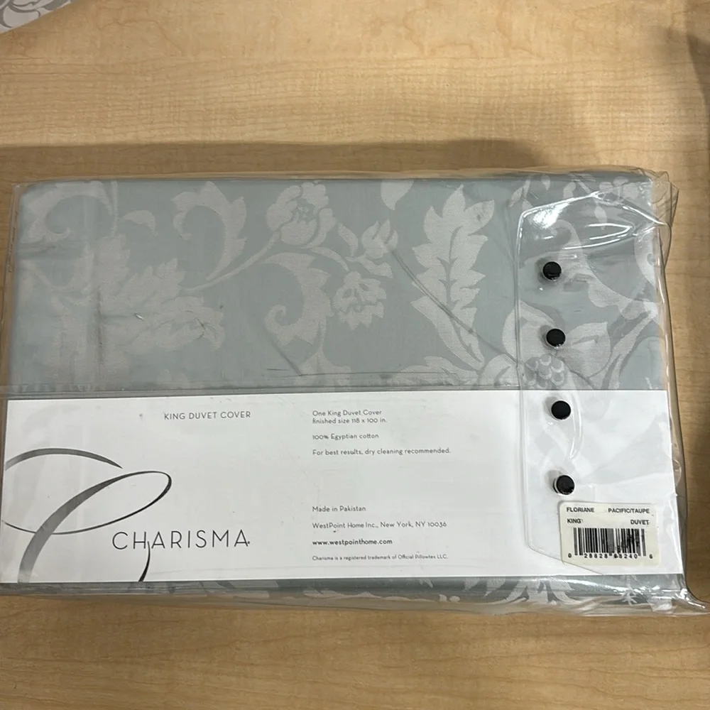 Charisma Floriane King Duvet Bedskirt Shams Piece 9 Piece Set